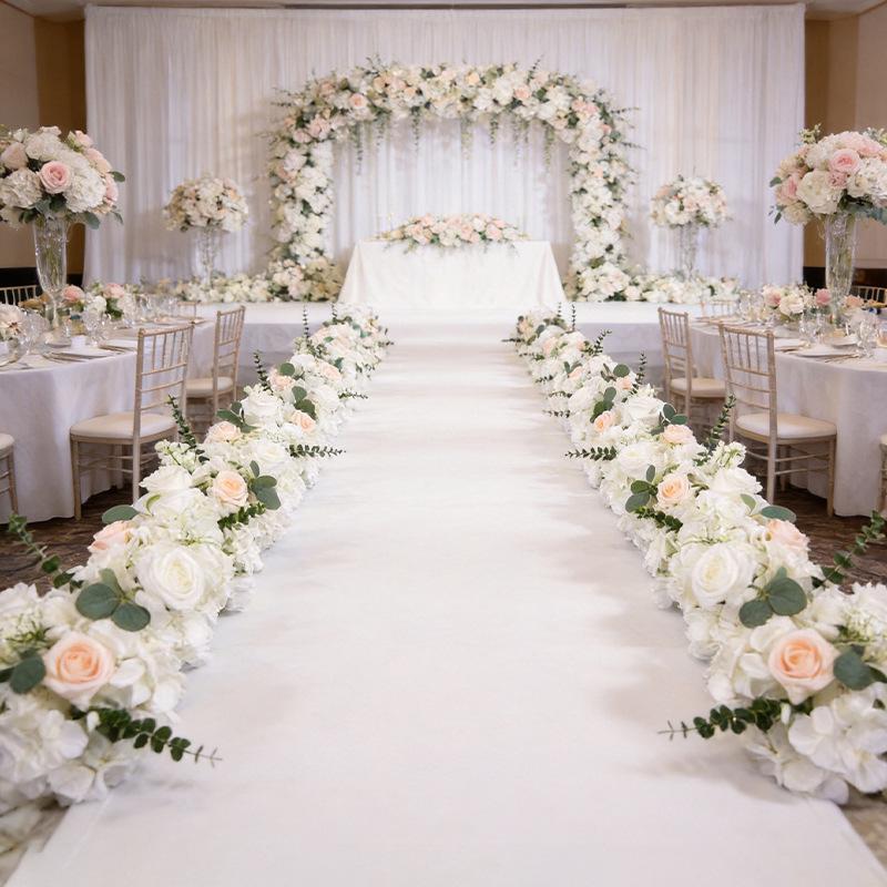 Wedding Arch Waterfall Floral Arrangement for Banquet or Photography Prop
