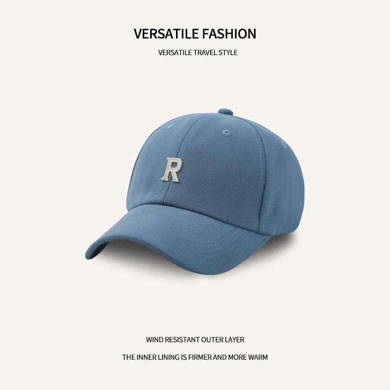

Peaked cap women s 2025 new letter hat ins spring and autumn sunshade baseball cap summer men Adjustable синий