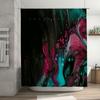 Colorful Shower Curtain Abstract Art Print for Bathroom Decor 3D Printed Waterproof Fabric Available in Various Sizes