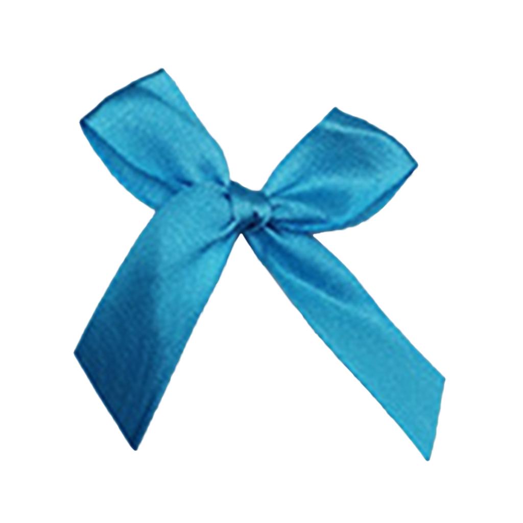500 Stück Elegante Bunte Satin-Schleifen Elegante Geschenkverpackung Schmetterlingsknoten Polyester Schleifenknoten für Hochzeiten Feierlichkeiten