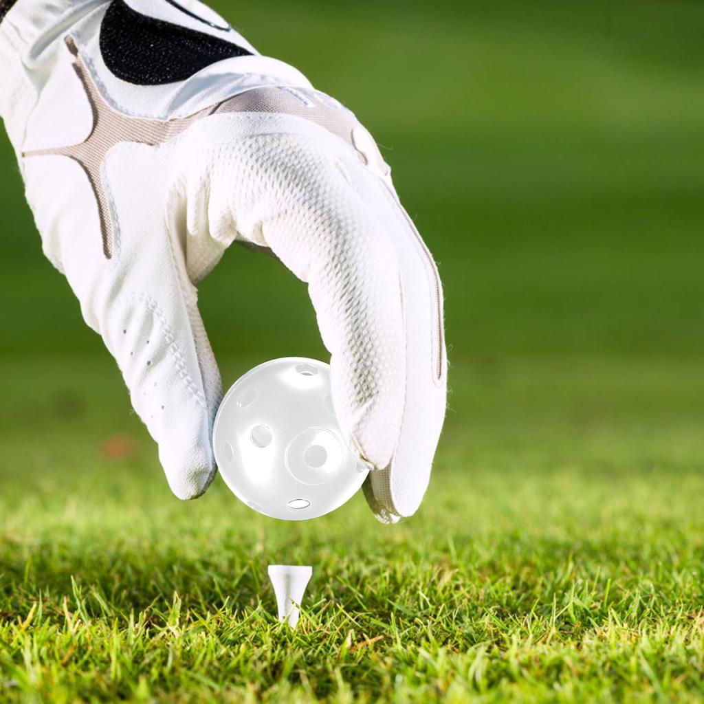 28-pack 40 mm ihåliga golfövningsbollar - Plast svingtränare för driving range/hem/utomhus