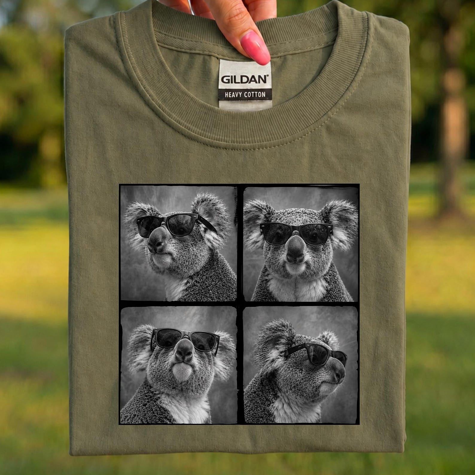 Cool Koala Sunglasses Shirt, Funny Koala Bear T-Shirt, Retro Animal Graphic Tee, Cute Australian Wildlife Shirt, Koala Lover Gift 4XL