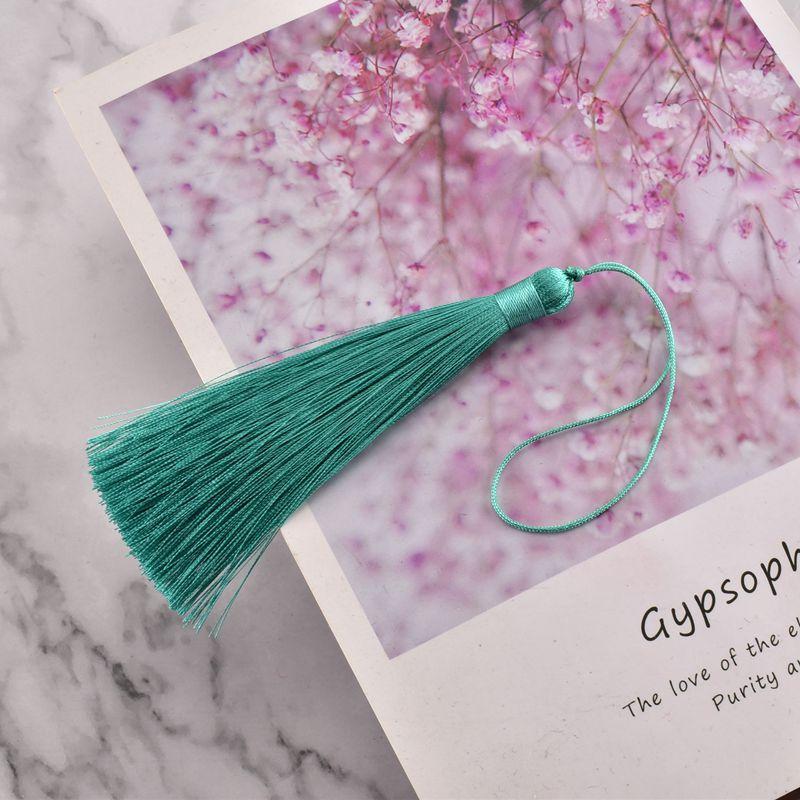 10CM Ice Silk Tassel Tassels Ancient Style Sachet Fan Pendant Bookmark Pendant Ear Diy Handmade Material Fringe Trim