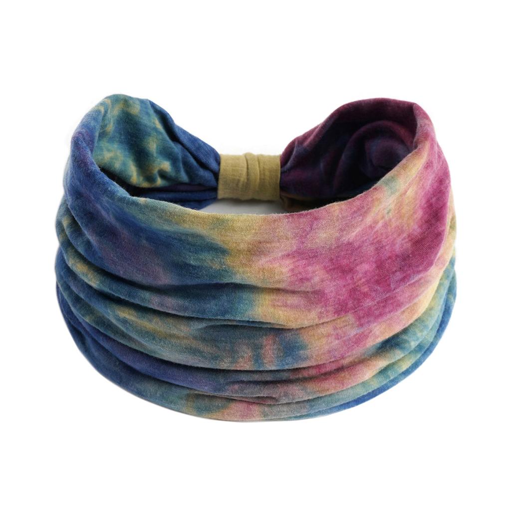 Bohemian Wide Cotton Stretch Headbands Women Headwrap Turban Headwear Bandage Hairbands Bandana Wide Headbands Hair Accessories