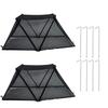Foldable Plant Shade Tent Sun Shade Cloth with Stakes Raised Garden Bed Cover UV Resistant Sunblock Shade Net for Outdoor Plants