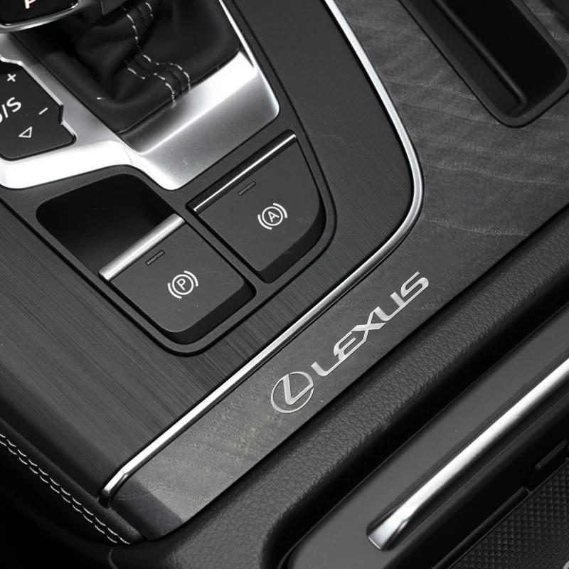 AABGD1 3D Metal Car Emblem Letter Decorative Stickers Badge Decal For Lexus F SPORT ES ES300 GS IS GS200 LS LX570 RX300 IS250 LX NX UX