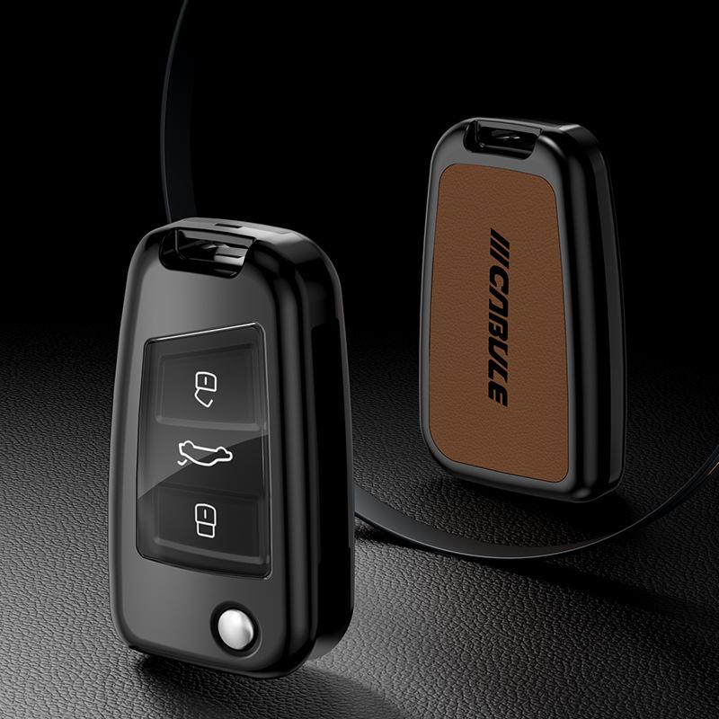 Volkswagen Legeringsnøkkeletui for Polo, Golf, Lavida, Passat, Tiguan, Bora, Sagitar