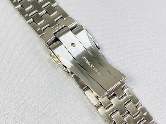 M0NB111J0 SEIKO Premier 20mm Genuine Stainless Steel Bracelet for and Other Via SNP051JC/SNP041JC/7D48-0AG0 Models. (Ships Nekoposu)