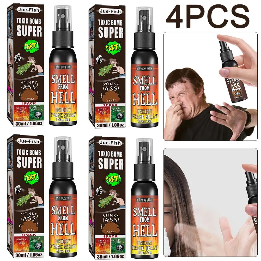 180-30ml Fart Gag Spray Prank Joke Plastic Smelly Stinky Gags Party Supplies Spray Can Stink for Adults Kids Non Toxic for Party