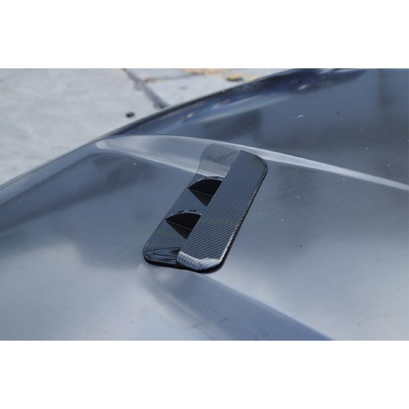Car Engine Hood Air Inlet Outlet Intake Vent Decoration Cover Trim for Dodge Challenger 2015-  2022 Exterior