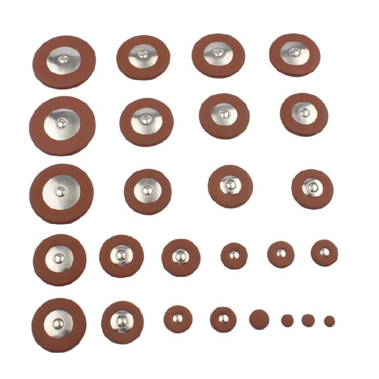 Saxophone Leathers Pads Replacement Saxophone Universal Button Leathers Cushion