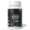 Ginkgo Biloba Extract 120mg Capsules – Gluten Free & Non-GMO | 60 Capsule