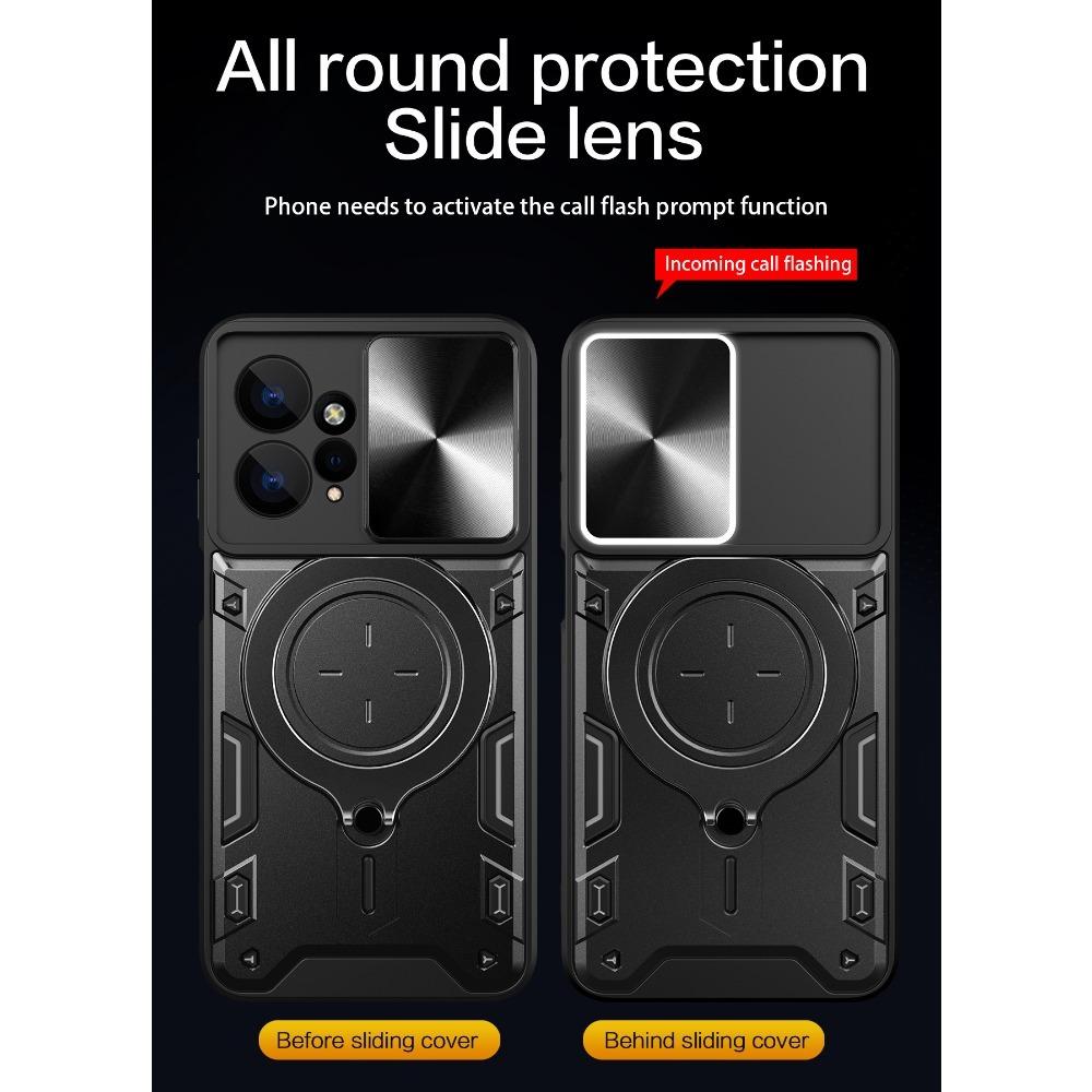 Magsafe Magnetic Camera Protection Case for Redmi Note 12 4G 12s Armor Hybrid Metal Ring Back Cover for Redmi Note12 Pro Plus Case