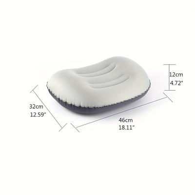 Campingkissen mit ultraleichtem, aufblasbarem Kissen zur Nacken- und Lendenwirbelstütze (Upgrade-Version des Rucksackkissens)