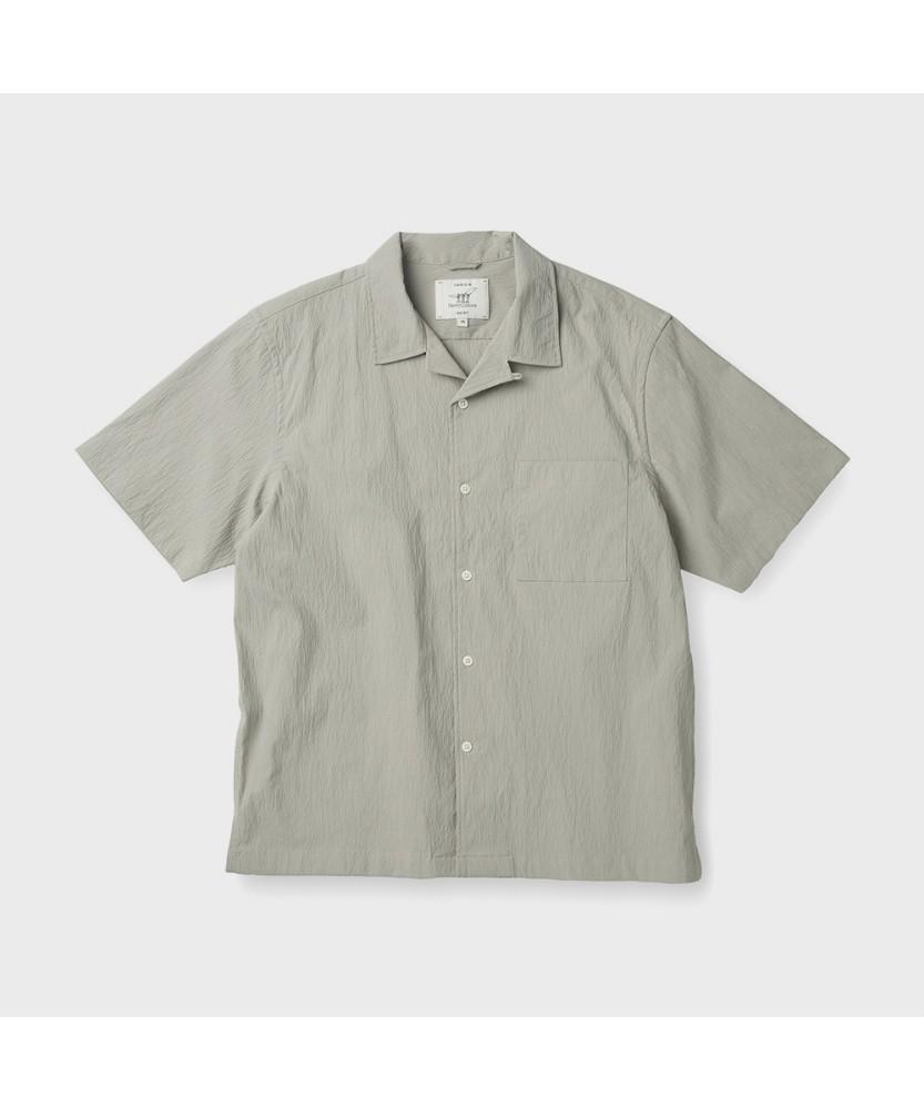 Henlikoteun [Online Exclusive] Short Sleeve Open Collar Shirt Aysam26731Bex