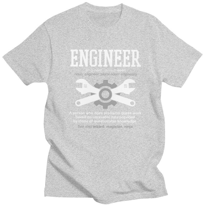 Custom Fashion Engineer Meaning T Shirts Men Tshirts Casual Tee Tops 100 Cotton Oversized Tshirt Merch