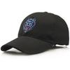 Head Blue Wolf Pattern Embroidered Baseball Caps Outdoor Sports Casual Hats