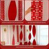 Wedding Origami Wave Festive Decoration Set: Extra Long Pull Flower Strips