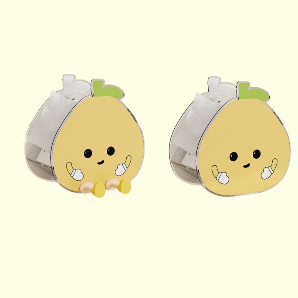 Craft Cartoon Tissue Box Fruit Shape Plastic Paper Box Funny Exquisite Napkin Storage Box Bathroom