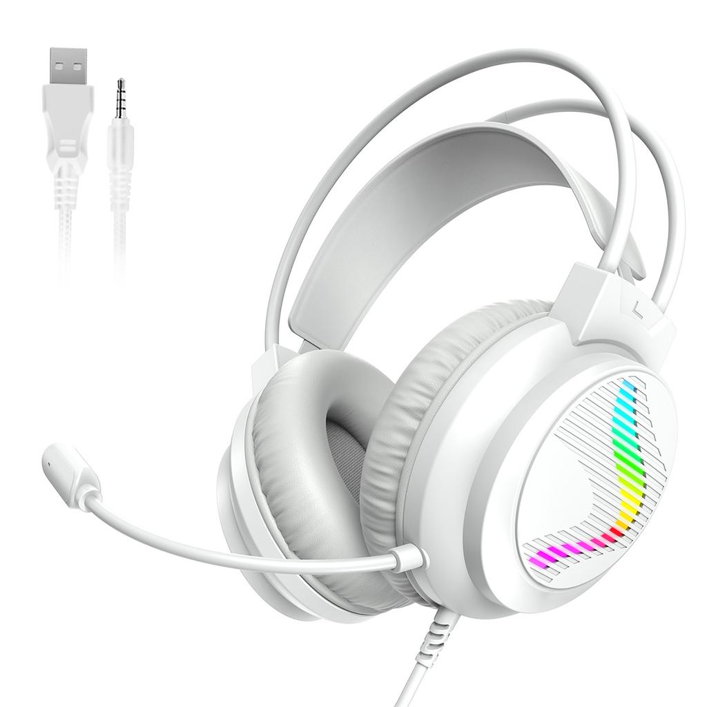 Xiaomi Gaming Wired Headset with 360° Rotating Microphone and RGB Lighting, Designed Specifically for Internet Cafes and Gaming