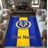 Leicester City Bedruckter Kristall-Samt-Teppich Rutschfester Kristall-Samt-Teppich für Sofa, Schlafzimmer, Innenbereich, Heimdekoration