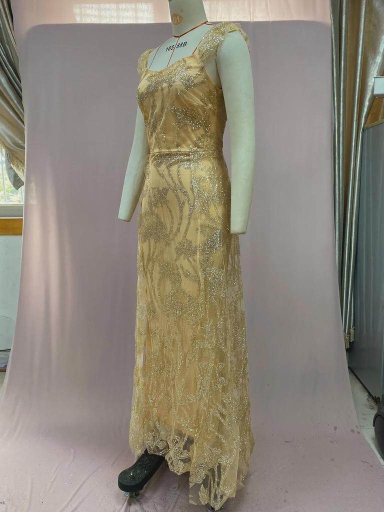 2025 evropské a americké retro elegantní dámské podzimní palácové večerní šaty s velkým švihem