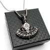Viking Torto Ax Celtic Wolf Titanium Steel Pendant Necklace Men's European and American Necklace