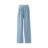 Tencel jeans women's spring and summer thin new high-waisted and thin straight wide-leg ice silk drape casual pants