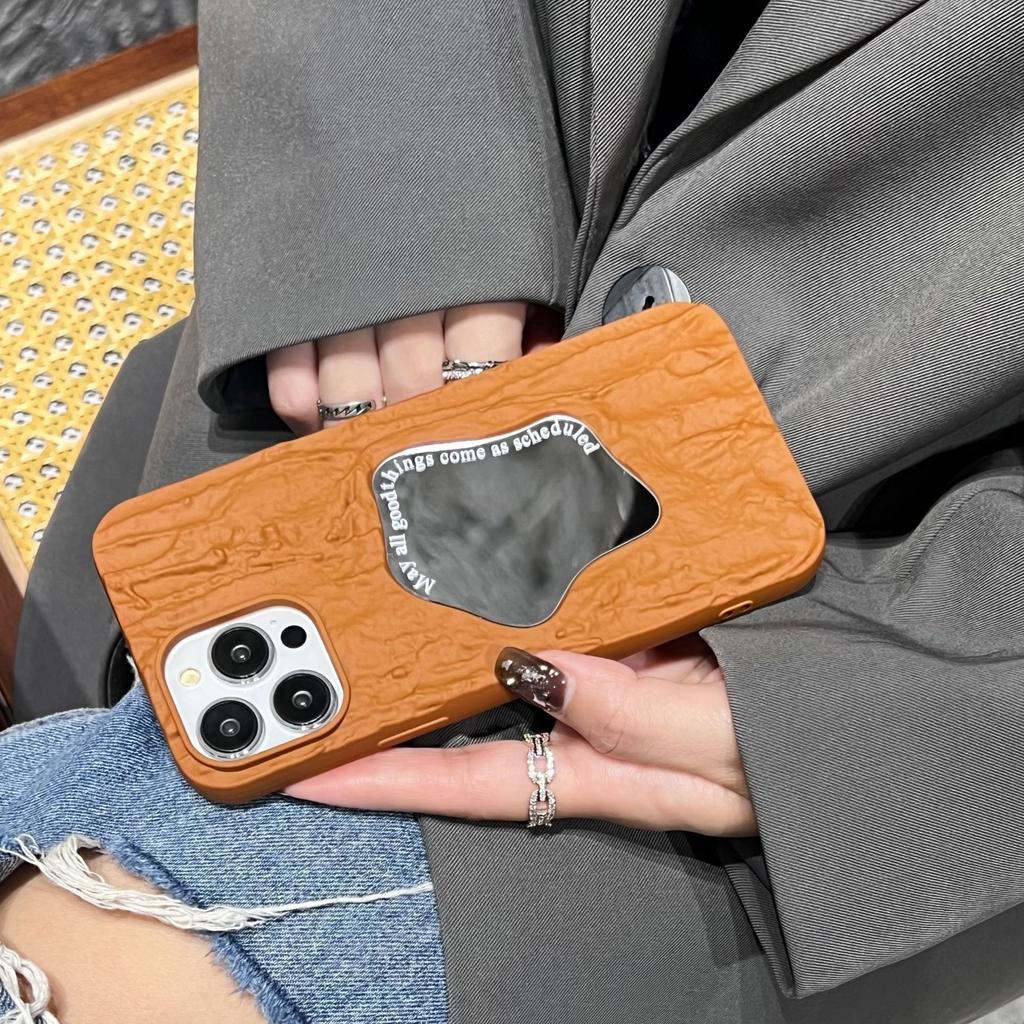 Niche Wind Pleated Mirror Case Is Suitable for Apple 17 Mobile Phone Case iPhone16Pro Max New 14/15 Matte.
