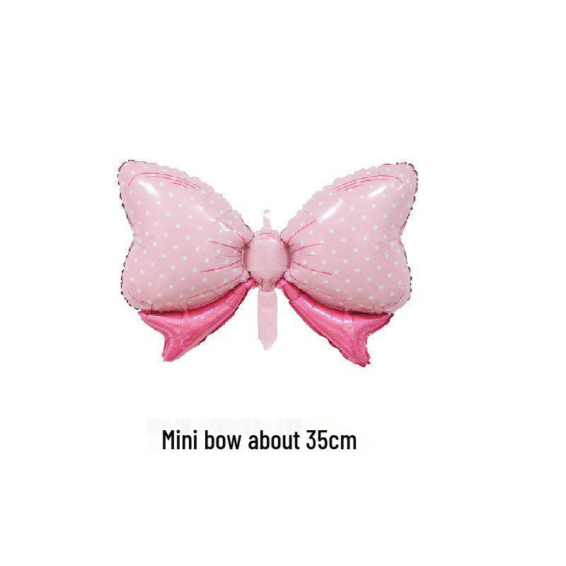 

Rainbow Heart Bow Balloon - Kids Birthday Party Decoration