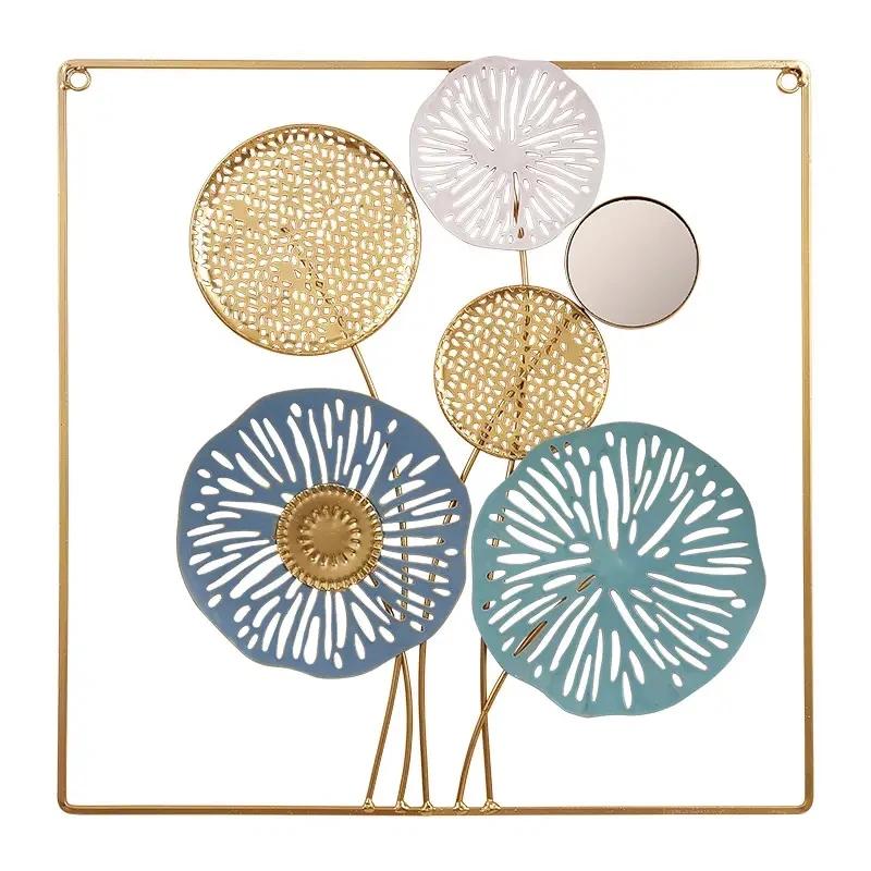 Mirror Wall Art Modern Wall Sculpture Art Home Decoration Multifunctional Round Metal Wall Art Decor Flexible Minimalist Mirror