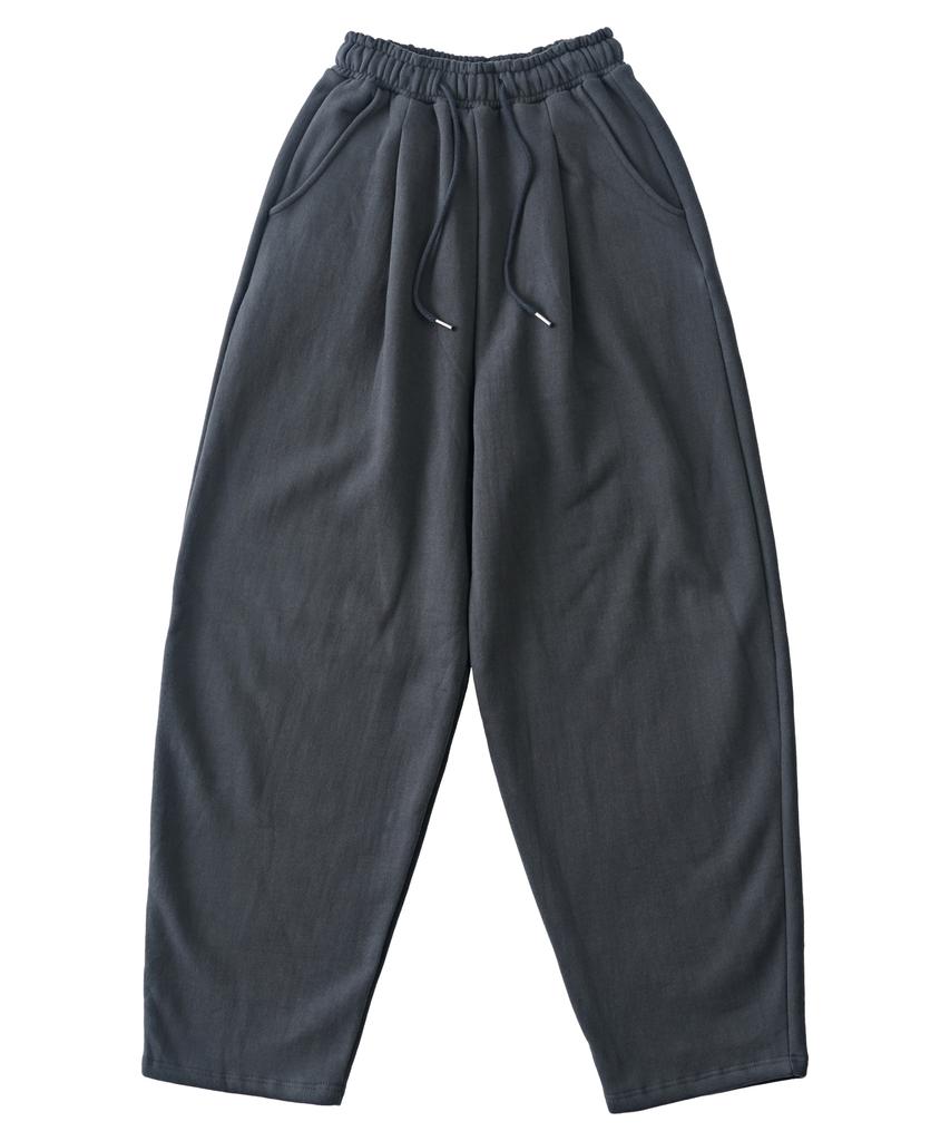 ANALOG MOOD Soft Curved Brushed Sweatpants (Charcoal)