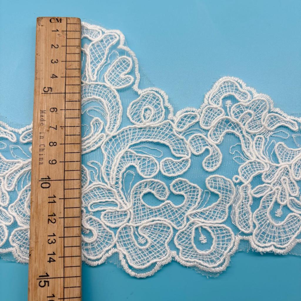 Rope Strand Barcode Embroidery Lace Women Lace Lolita Clothing Hem Accessories