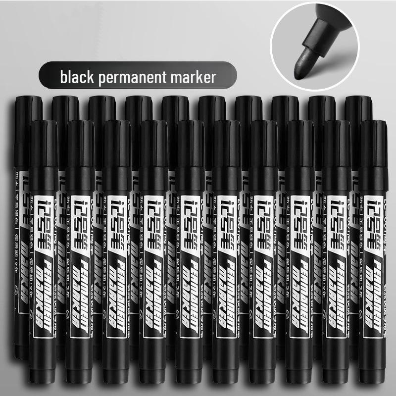 

**700 Модель Черный Водонепроницаемый Несмываемый Маркер с Толстым Наконечником**