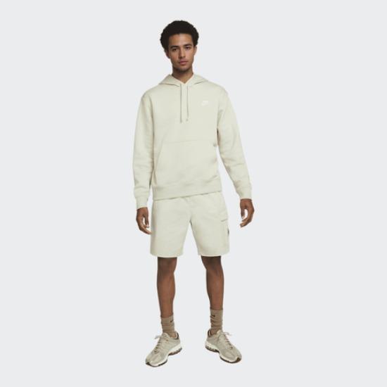 Nike Logo Print Drawstring Hoodie With Long Sleeves BV2655-744