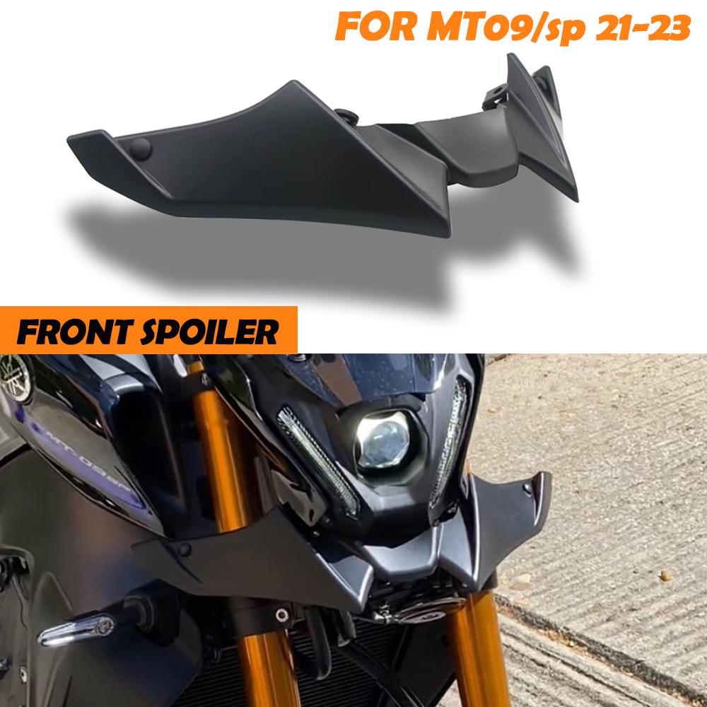New For YAMAHA MT 09 MT-09 2021 2022 2023 Motorcycle mt 09 MT09 SP Naked Front Spoiler Winglet Aerodynamic Wing Kit Spoiler