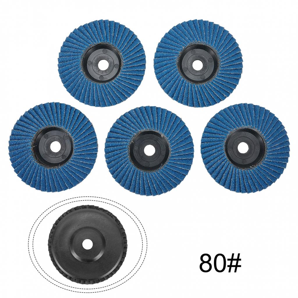 5pcs Grinding Discs Blue For Angle Grinder Wood Cutting
