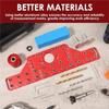 A03F-Woodworking Hole Drilling Guide Set For Cabinet Doors For Shelf Pins And Hinge Installation