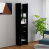 VidaXL Bookcase Black 40x35x180 Cm Engineered Wood 803417