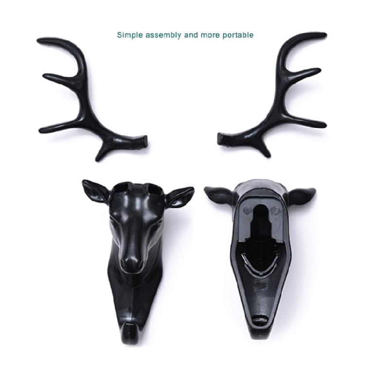 Elephant Deer Adhesive Wall Hanger Plastic Decorative Hook For Entryway Organization Gift Ready Home Accessory