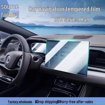 High-Definition Geharde Beschermfolie voor BYD Han EV/DMI Navigatie- en Console Scherm