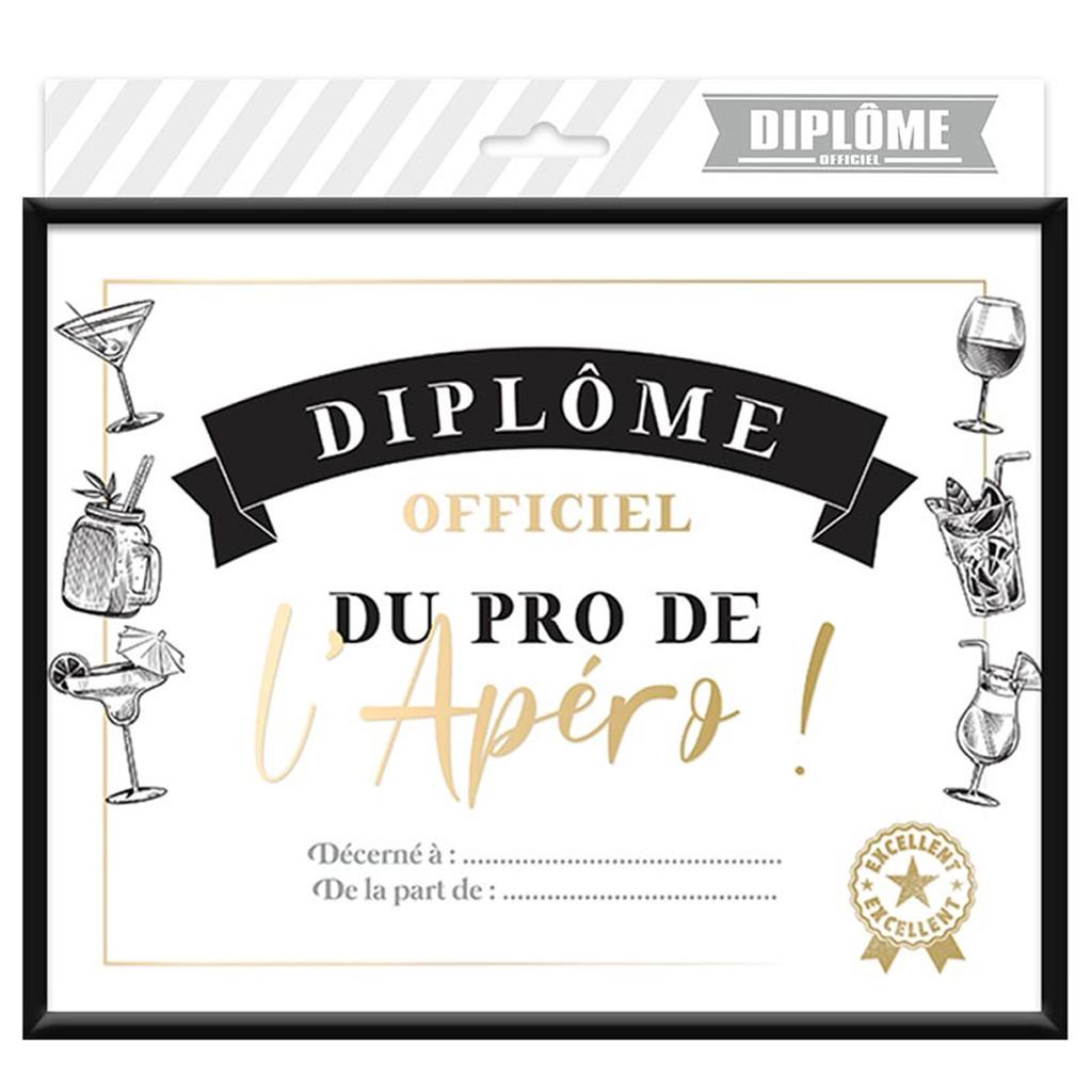 Les Trésors De Lily [A3456] – Mehrfarbiger Diplomrahmen „Apéro Pro“ – 25 x 20 cm