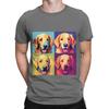 art golden retriever dog Novelty 100 Cotton TShirt gloden retirever Tees Tops For Unisex
