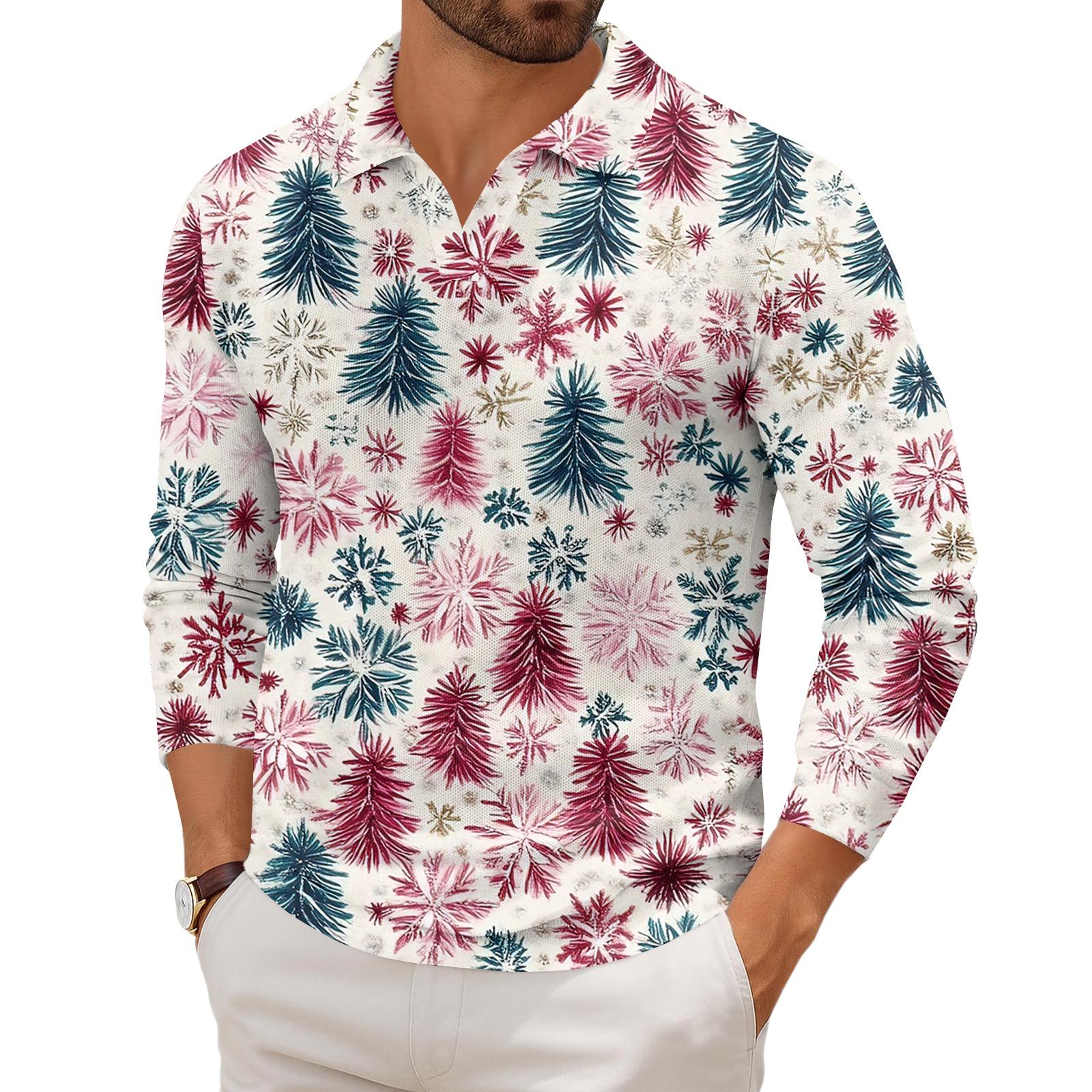 

Мужской повседневный трикотажный базовый топ с длинным рукавом и воротником XXXL белый