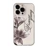 Vintage Lily Floral Phone Case For iPhone 17 16 15 14 13 12 11 Pro Max Mini XR XS SE 7 8 Plus 17E Transparent Cover