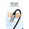 CABLETIME USB A to USB C Cable 10Gbps 3A USB 3.2 Cable 60W QC 3.0 Data Transfer for SSD Enclosure Phone Charging Data Sync
