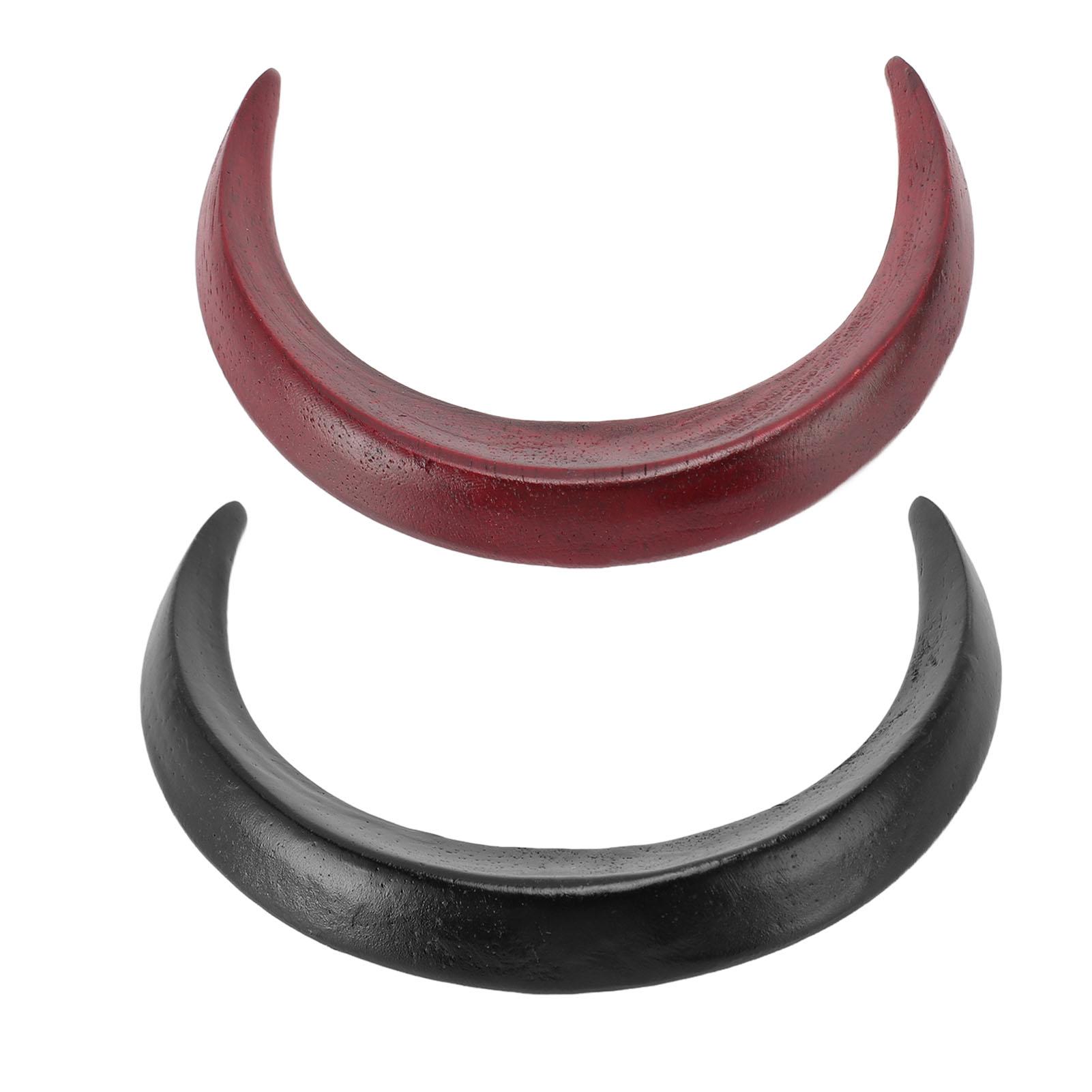 

2 шт. резная вилка для волос в форме полумесяца для женщин, аксессуары для укладки, деревянная заколка для волос в виде луны, коричневый, черный