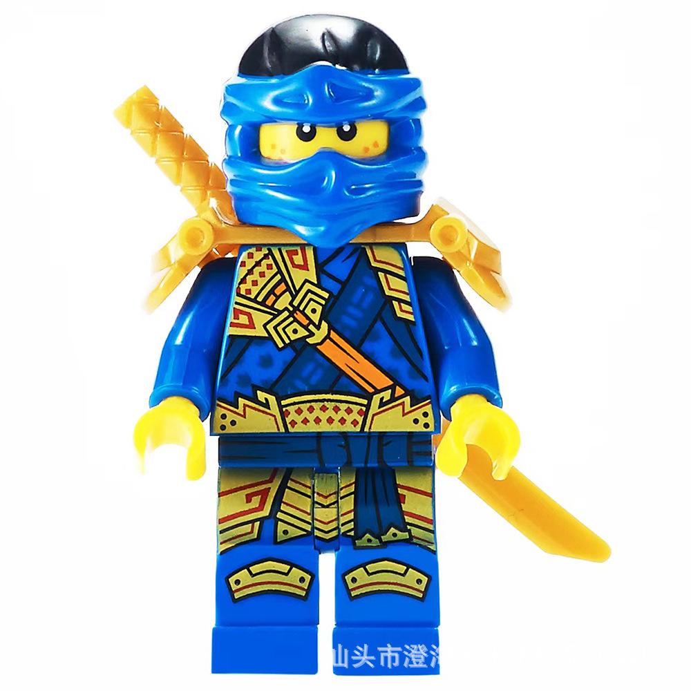 Ninja Warrior Superhero Doll With Weapon Single Building Block Assembly Toy