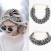 1PC Braid Wig Hair Band Soft Headband Soft Handmade Hair Band Wig Accessories Braid Internet celebrity Hand Tear Braid Hair Band