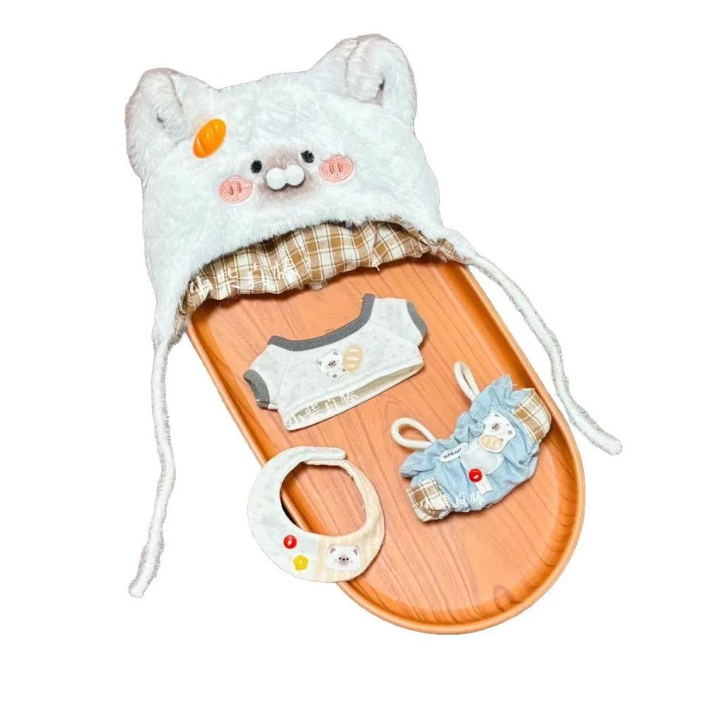 Kitten Baking Bread 10cm 20cm Cotton Doll Changing Clothes No Attribute Clothes Dolls Change Clothes Decorate No Dolll